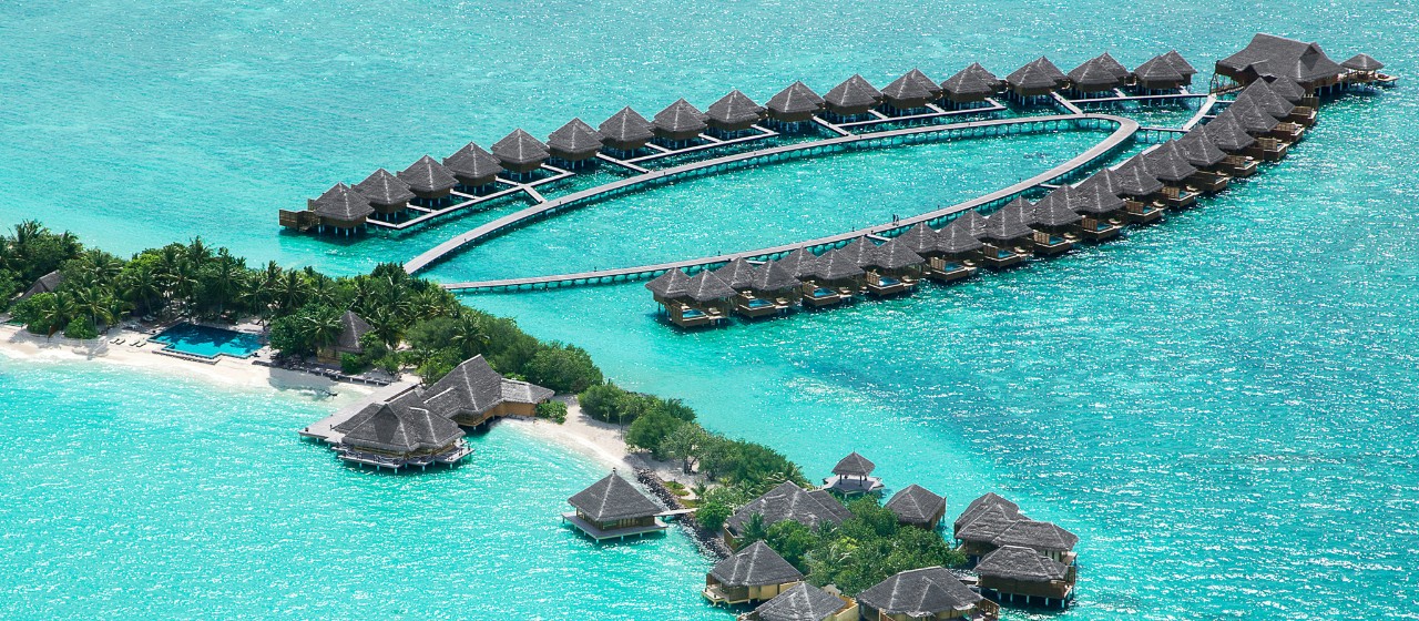 Aerial View of  Taj Exotica Resort & Spa, Maldives