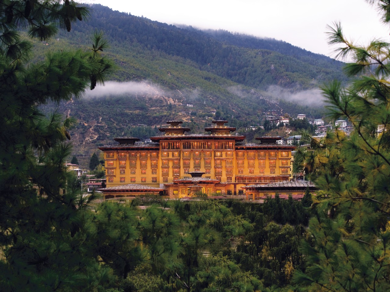 Dawn at Taj Tashi, Bhutan