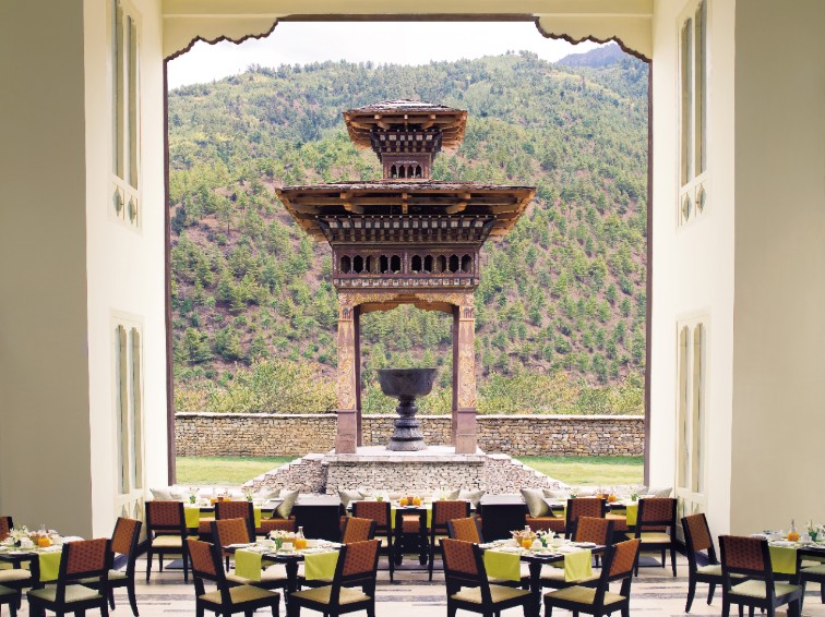 Outdoor Dining at Taj Tashi Bhutan