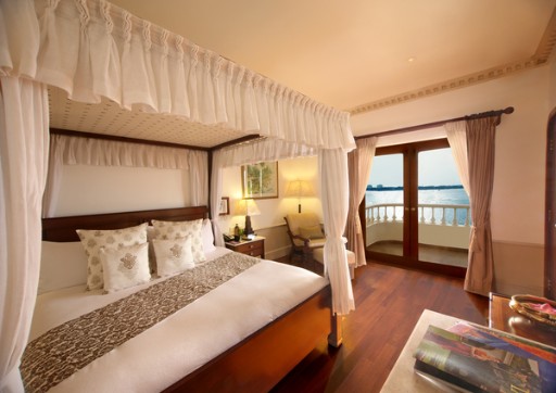Luxury Suite Bedroom at Taj Malabar Resort & Spa, Cochin