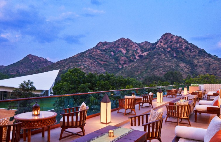 Ridgeview - Rooftop Restaurant in Udaipur at Taj Aravali Resort & Spa, Udaipur