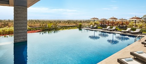 Luxury Swimming Pool at Taj Bangalore