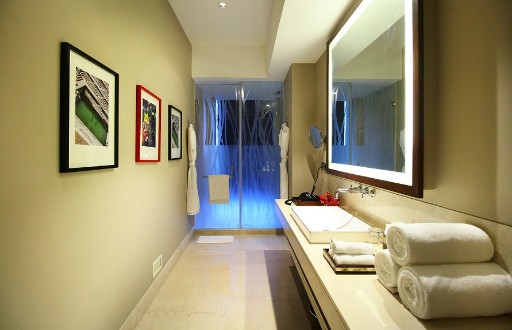 Luxury Room's Exotic Bathroom at Taj Bangalore