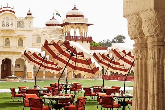 Verandah CafÃ© - Multi-cuisine Restaurant at Rambagh Palace, Jaipur