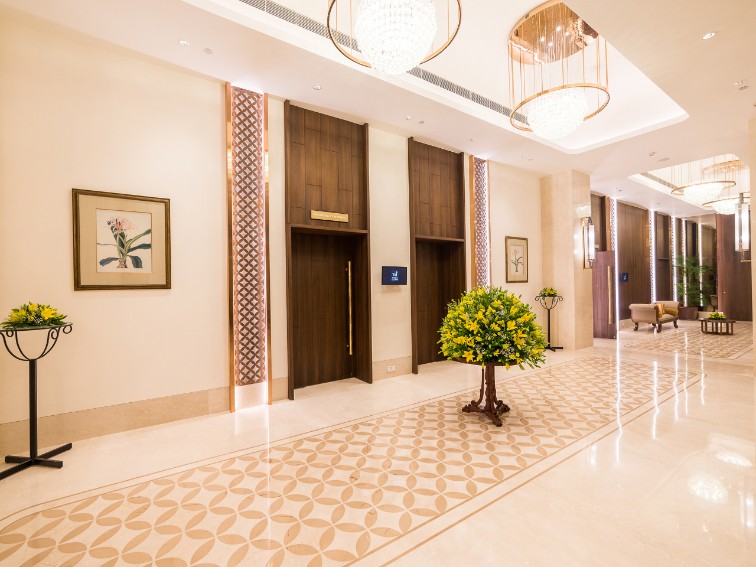Luxury lobby at The Crystal - Meeting & Event venue at Taj Mahal Lucknow